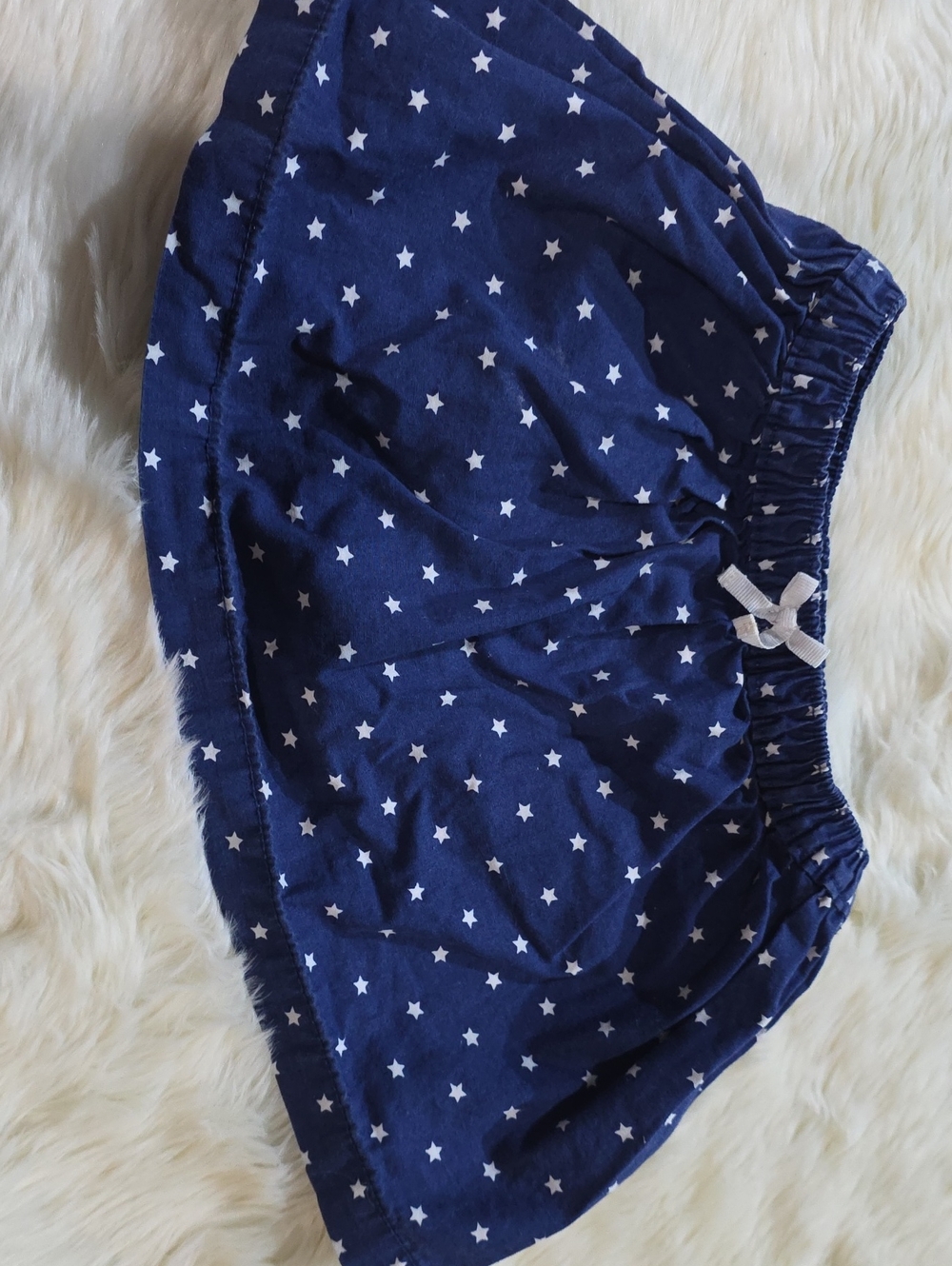 Carter's Navy Star Print Skirt with Bow